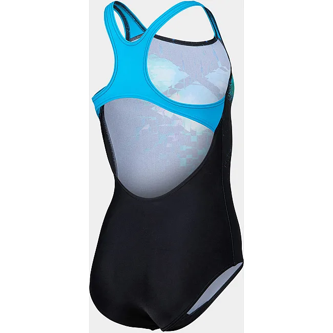 Купальник закрытый для девочек Arena MULTI PIXELS SWIMSUIT SWIM PRO