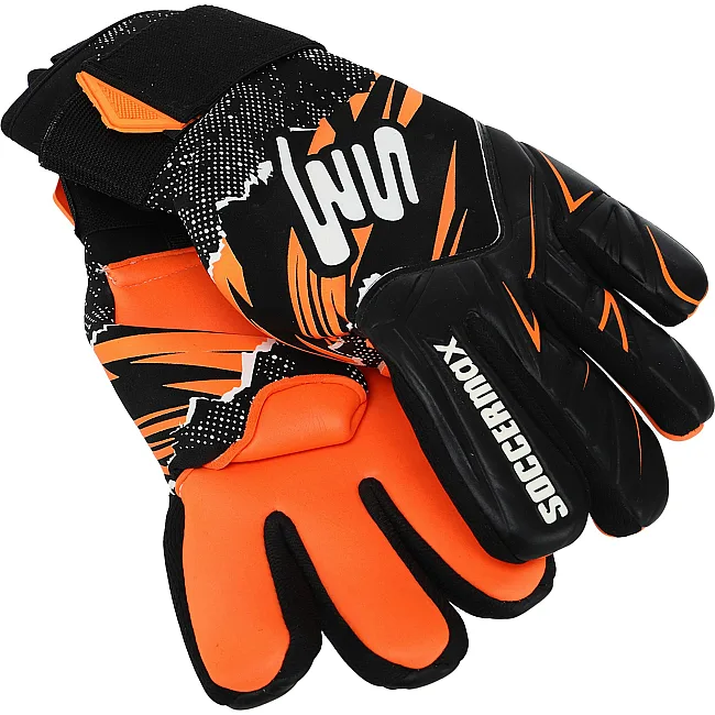 Воротарські рукавички
 професійні із захистом пальців SOCCERMAX FB-8244
 7-11 (Чорний-жовтий)