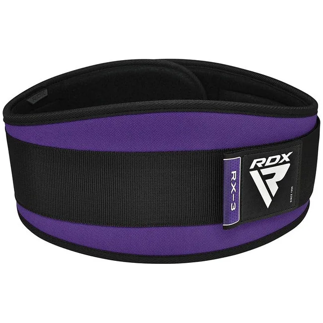 Пояс для тяжелой атлетики RDX RX3 EVA Curve неопреновый PURPLE
