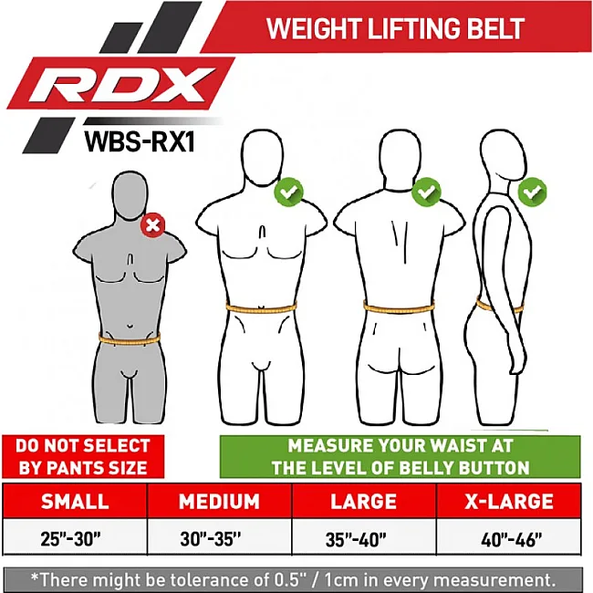 Атлетический пояс RDX RX-1 Black