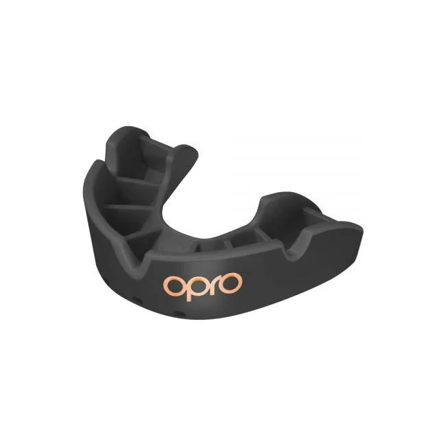 Боксерская капа OPRO Bronze детская (возраст до 10) Black