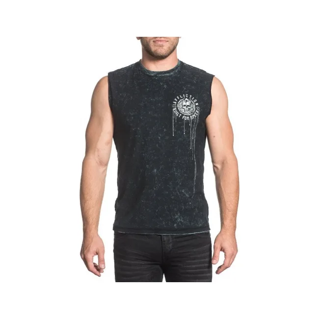 Двусторонняя безрукавка Affliction Tarnished Divio Reversible Muscle Tee