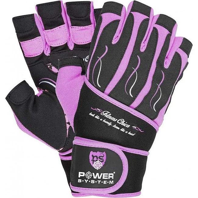 Фітнес рукавиці POWER SYSTEM PS-2710 Fitness Chica жіночі Pink