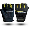 Фитнес перчатки POWERPLAY 9058 Energy черно-желтый