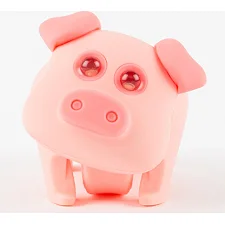 Фонарик-мигалка для детского велосипеда ZOONIMAL Свинка, LED, на руль. Свечение: Белый