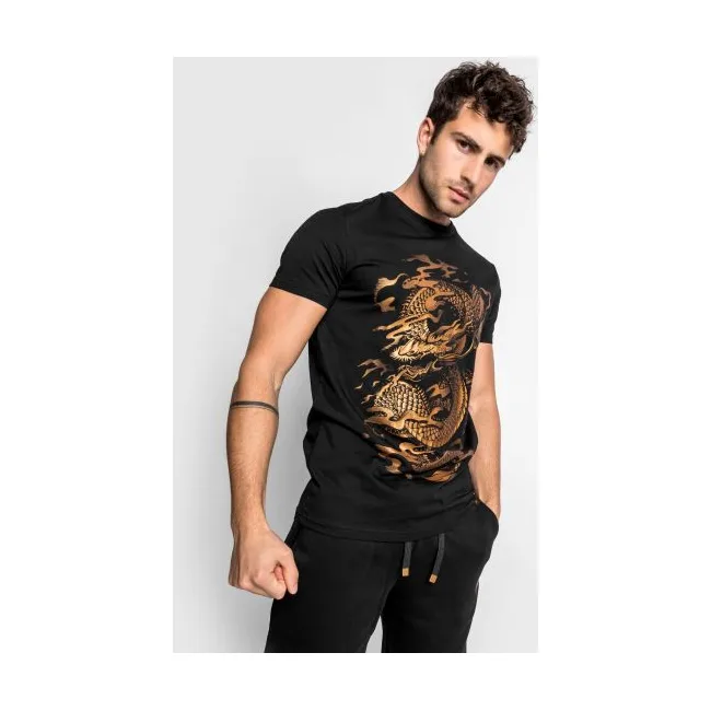 Футболка чоловіча VENUM Dragons Flight Black Bronze