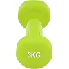 Гантель виниловый POWERPLAY 4125 Achilles 3кг. Зеленая (1шт)