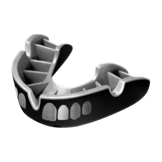 Капа для бокса OPRO GEN5 Silver Grillz Black Silver