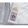 Кимоно для дзюдо Adidas Champion 2 с лицензией IJF (белый/золотые полосы, J-IJF-SMU)