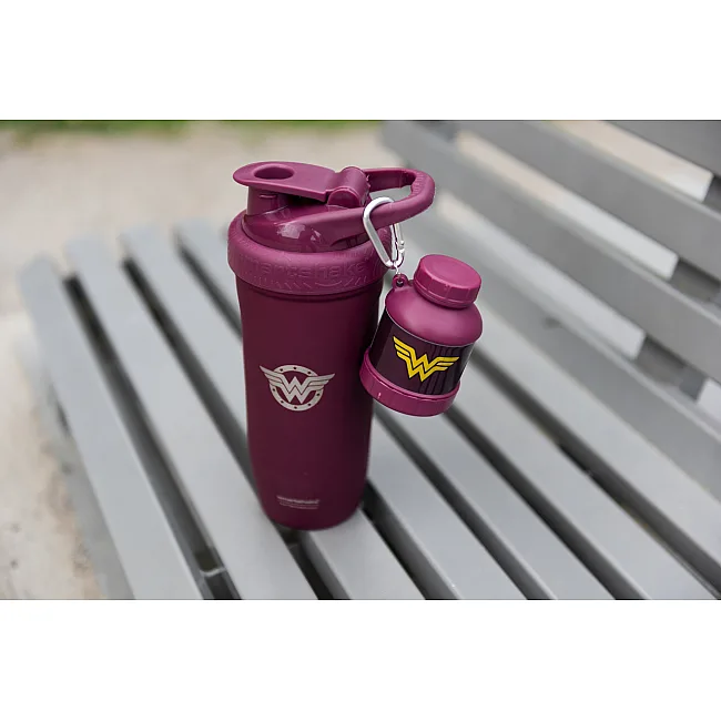 Контейнер SMARTSHAKE Whey2Go Funnel Pillbox 110мл DC Wonderwoman