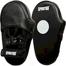 Лапы для кикбоксинга Sportko кожаные ПК4