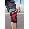 Наколенник-бандаж POWER SYSTEM PS-6012 Neo Black/Red (1шт)