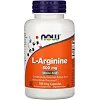 NOW L-Arginine 500 мг 100 веган капсул
