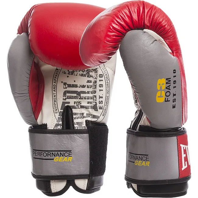 Боксерські рукавиці шкіра EVERLAST EV-009B