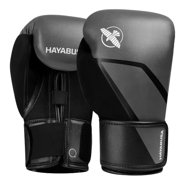 Перчатки для бокса HAYABUSA E1 Grey Black