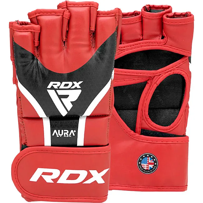 Перчатки для MMA RDX Aura Plus T-17 Red