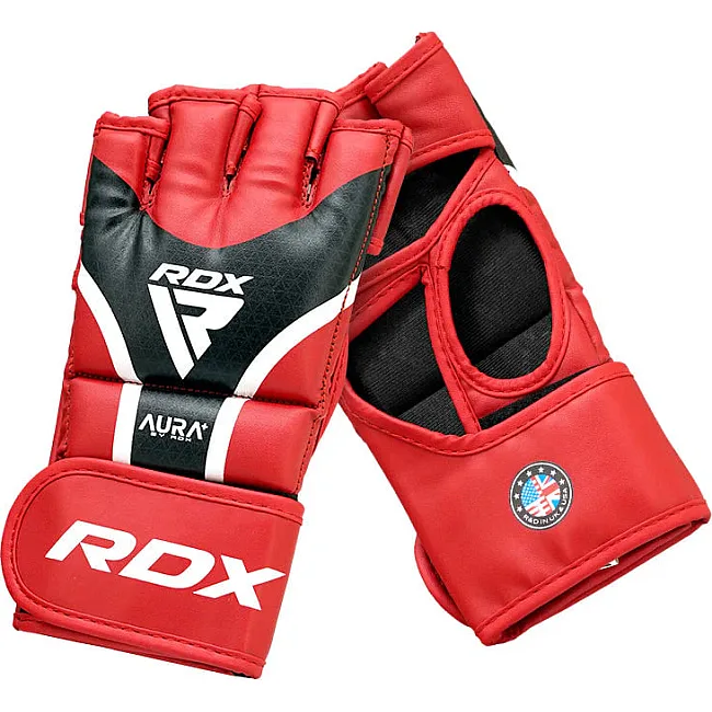 Перчатки для MMA RDX Aura Plus T-17 Red