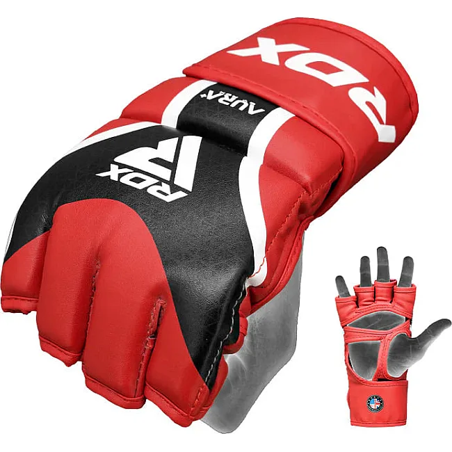 Перчатки для MMA RDX Aura Plus T-17 Red