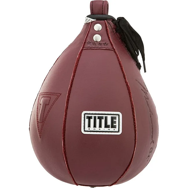 Скоростная груша TITLE Ali Authentic Leather