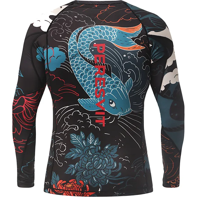 Рашгард з довгим рукавом PERESVIT Koi Blue Orange Red