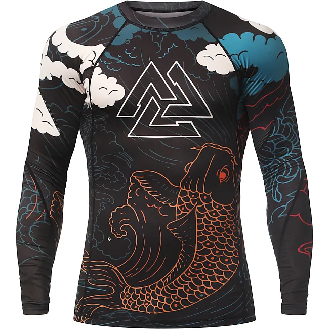 Рашгард з довгим рукавом PERESVIT Koi Blue Orange Red