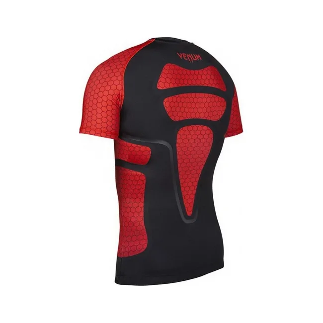 Рашгард Venum Absolute Short Sleeves Black Red