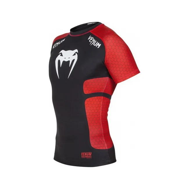 Рашгард Venum Absolute Short Sleeves Black Red