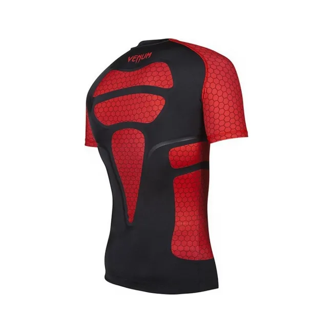 Рашгард Venum Absolute Short Sleeves Black Red