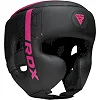 Шлем для бокса для женщин RDX F6 Kara Matte Pink