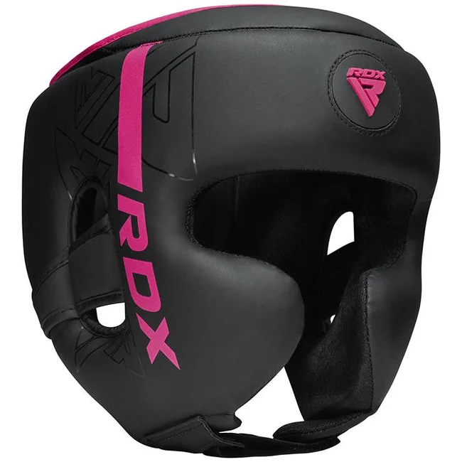 Шлем для бокса для женщин RDX F6 Kara Matte Pink