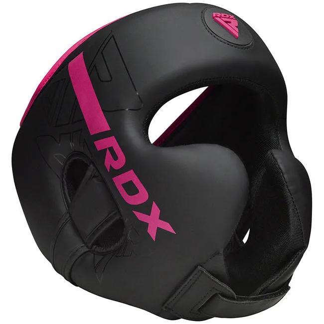Шлем для бокса для женщин RDX F6 Kara Matte Pink