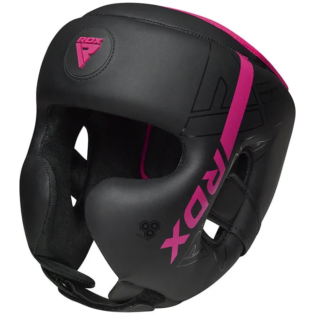 Шлем для бокса для женщин RDX F6 Kara Matte Pink