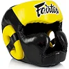Шлем для бокса FAIRTEX HG13FH Sparring Headguard Full Head Coverage Black Yellow