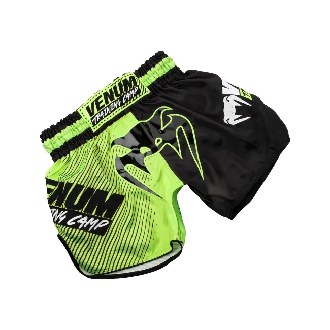 Шорти для тайського боксу VENUM Training Camp 2.0 Black Neo Yellow