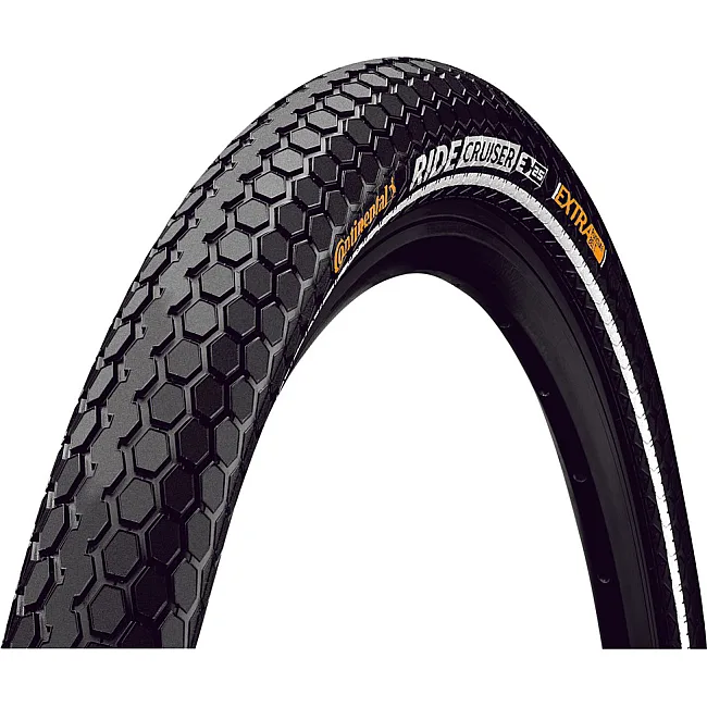 Велопокрышка CONTINENTAL RIDE Cruiser Reflex, 28"x2.00, 50-622, Wire, ExtraPuncture Belt, 1130гр.