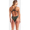 Купальник закрытый для женщин Arena TEAM SWIMSUIT SWIM TECH SOLID темно-зеленый (для женщин)