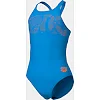Купальник закрытый для девочек Arena GRAPHIC SWIMSUIT V BACK голубой (для детей)