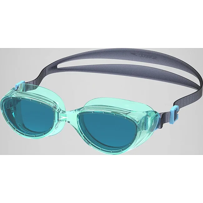 Очки для плавания Speedo FUTURA HYDRO зеленый, серый (для детей) One Size