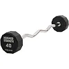 Штанга неразборная с фиксированным весом изогнутая PEV HAMMER STRENGHT TA-9978-40 (Черный)