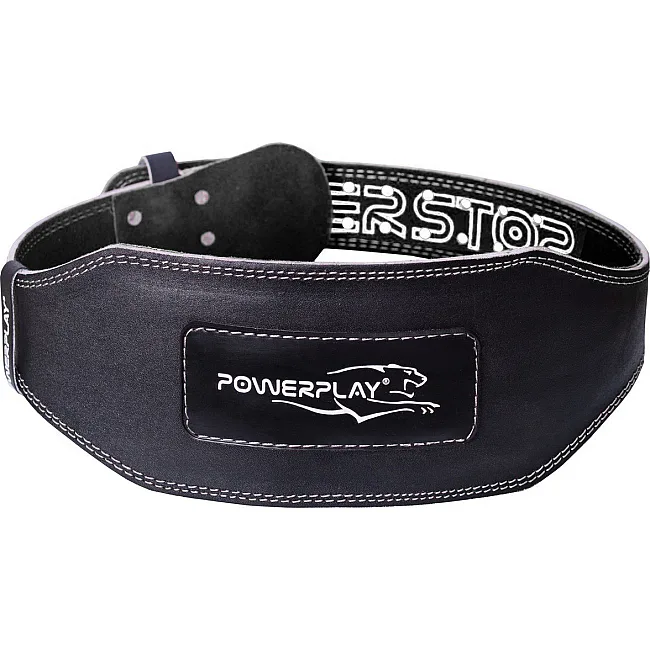 Пояс для тяжелой атлетики PowerPlay 5053 черный