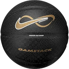 Баскетбольный мяч NIKE INFINITY GAMETACK DEFLATED BLACK/BLACK/WHITE/METALLIC GOLD size 7