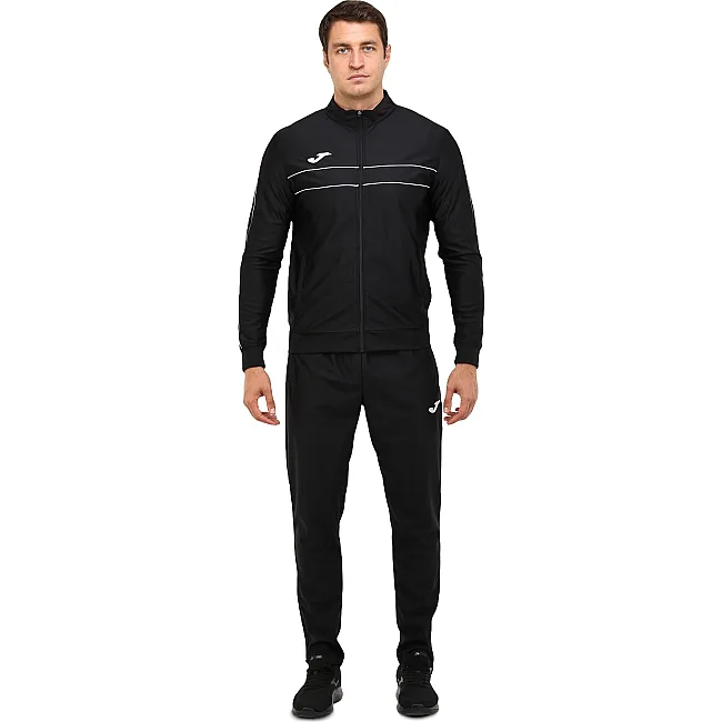Спортивный костюм кофта на брюки и молнии JOMA SWISSGEARY 103564-102 (Черный-белый)