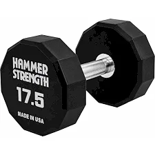 Гантель профессиональная с полиуретановым покрытием HAMMER STRENGHT TA-9215-17_5 (Черный)