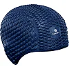 Шапочка для басейну силіконова на довге волосся SP-SPORT BUBBLE PL-0786 (Чорний)