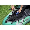 Каяк надувний Bestway Hydro-Force Ventura X2 330 х 86 см, чорно-м'ятний