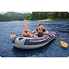 Човен надувний Bestway Hydro-Force Treck X1 228 х 121 см, сіро-синій