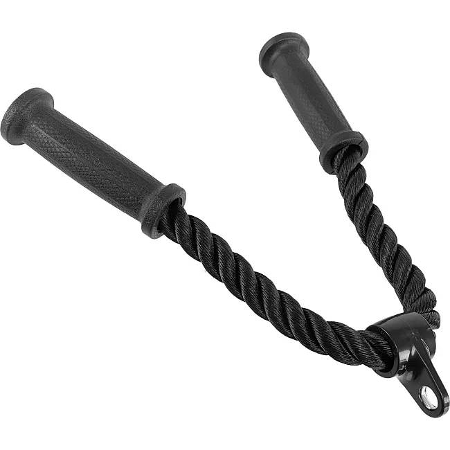 Канат гибкая тяга для трицепса с двойным хватом HIGHQ SPORT SC-801569 72см