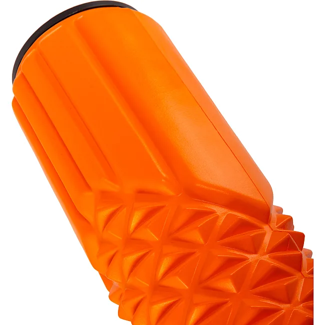Ролер масажний циліндр (ролик мфр) 45см 3D Crystal Massage Surface ZELART FI-4907 (Помаранчевий)