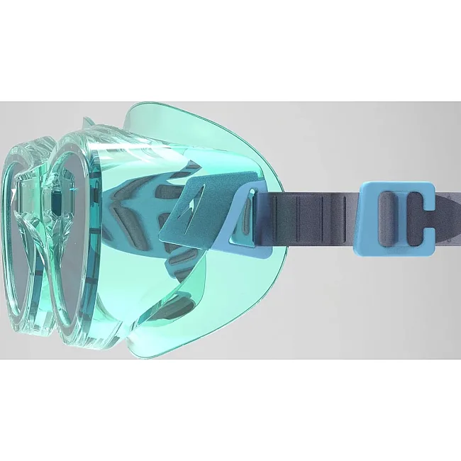 Очки для плавания Speedo FUTURA HYDRO зеленый, серый (для детей) One Size