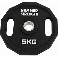 Блины диски полиуретановые 2 Handle металлическая втулка HAMMER STRENGHT TA-9986-5 (Черный)